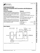 DataSheet ADC0848 pdf